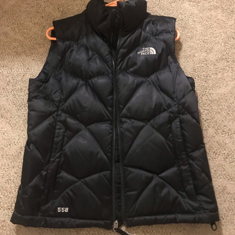 North face black vest jacket